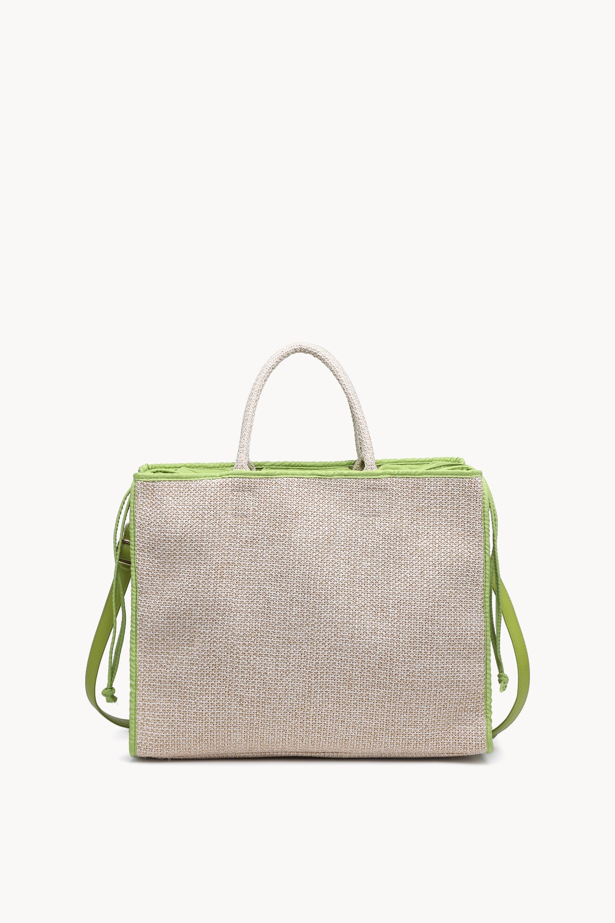 KASSANDRA The Portofino – Green Woven Tote Bag