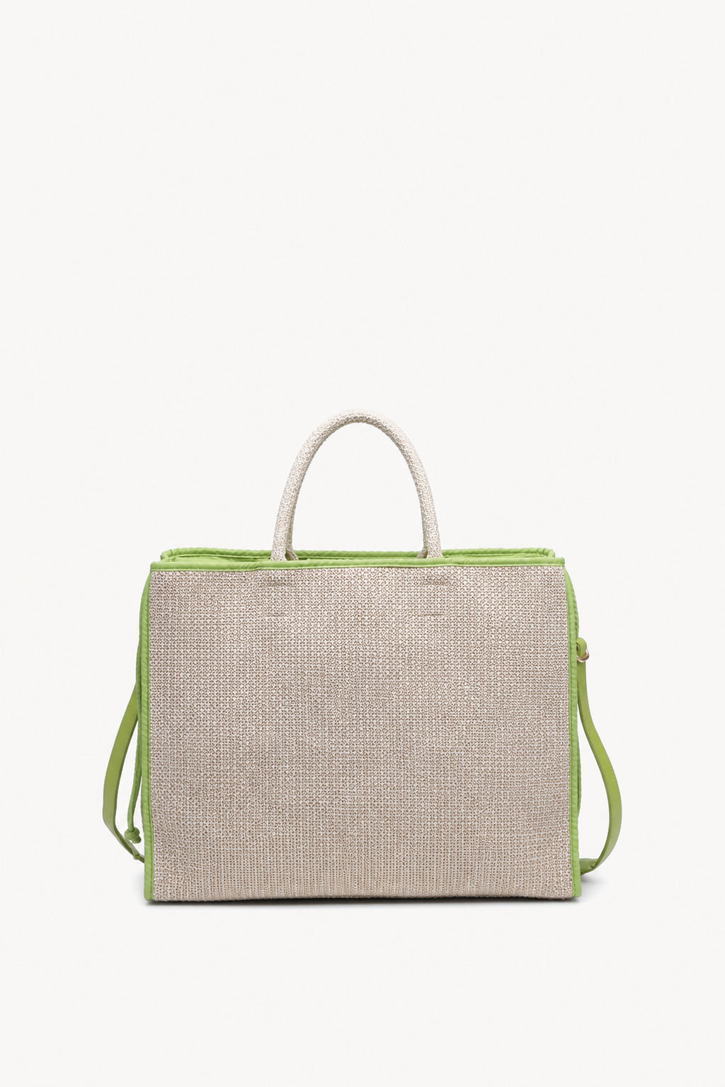 KASSANDRA The Portofino – Green Woven Tote Bag