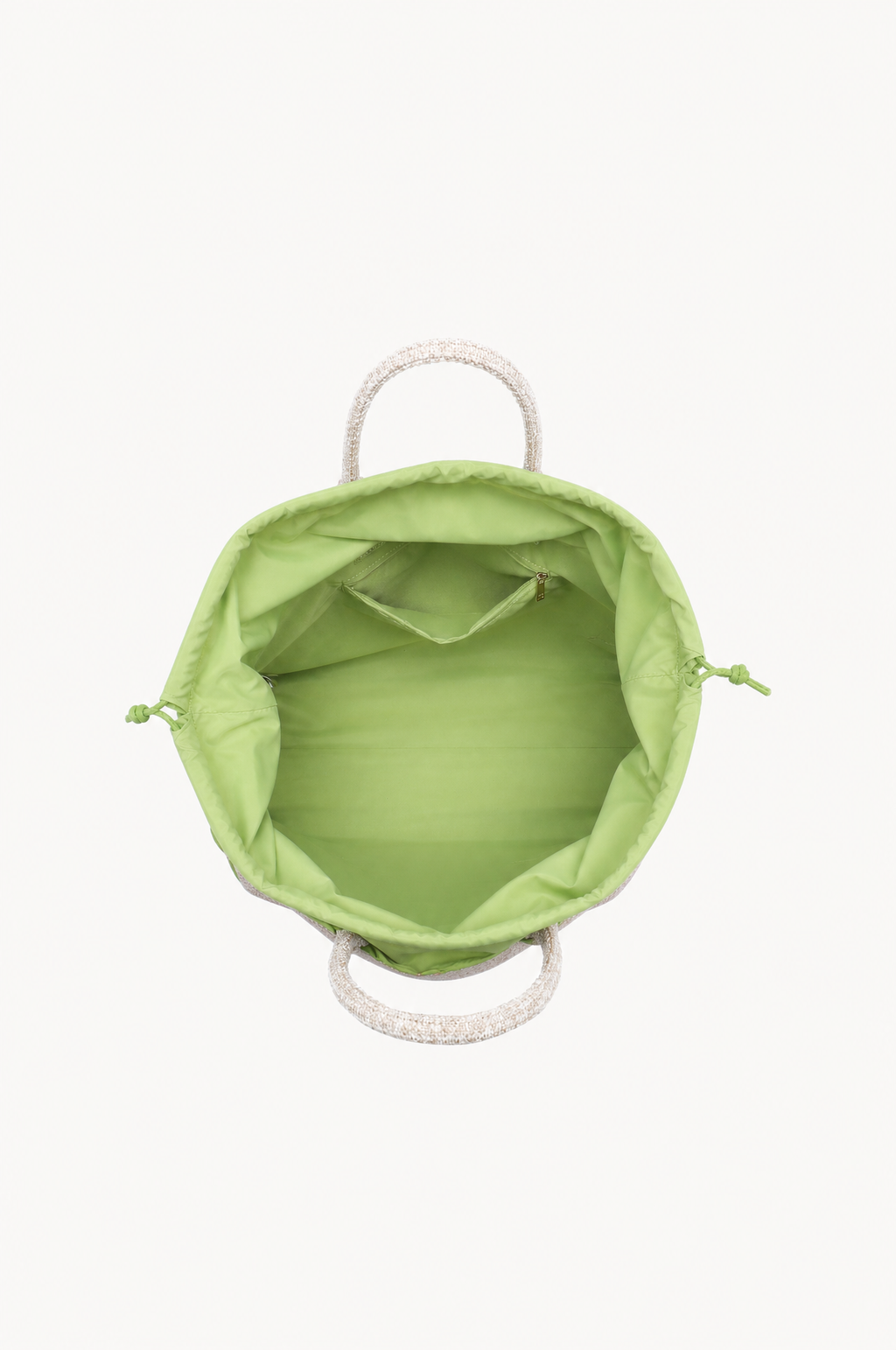 KASSANDRA The Portofino – Green Woven Tote Bag