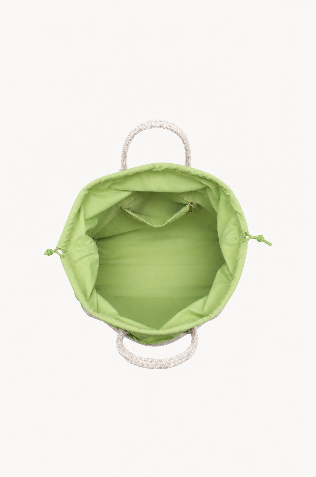 KASSANDRA The Portofino – Green Woven Tote Bag