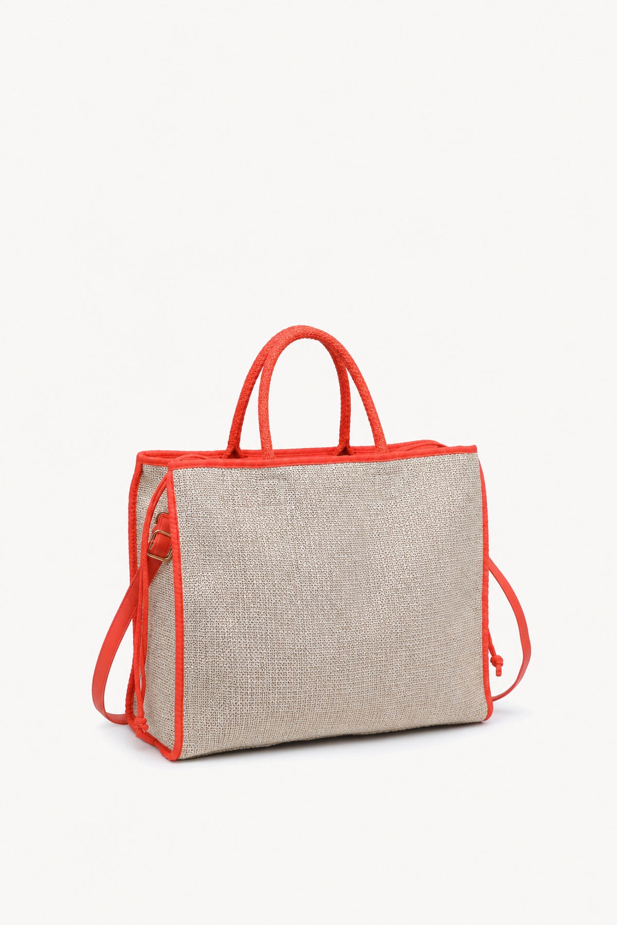 KASSANDRA The Portofino – Orange Woven Tote Bag