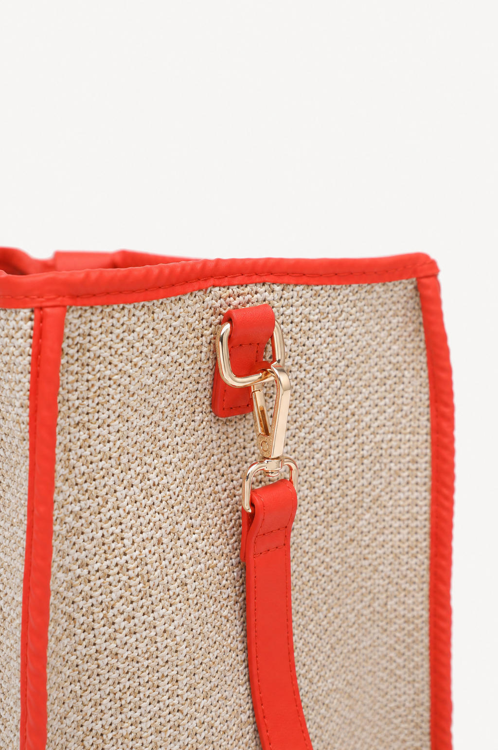 KASSANDRA The Portofino – Orange Woven Tote Bag