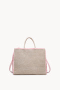 KASSANDRA The Portofino – Pink Woven Tote Bag