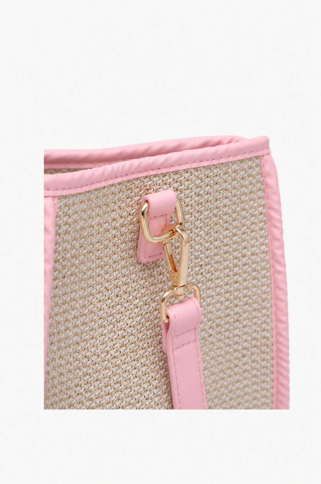 KASSANDRA The Portofino – Pink Woven Tote Bag