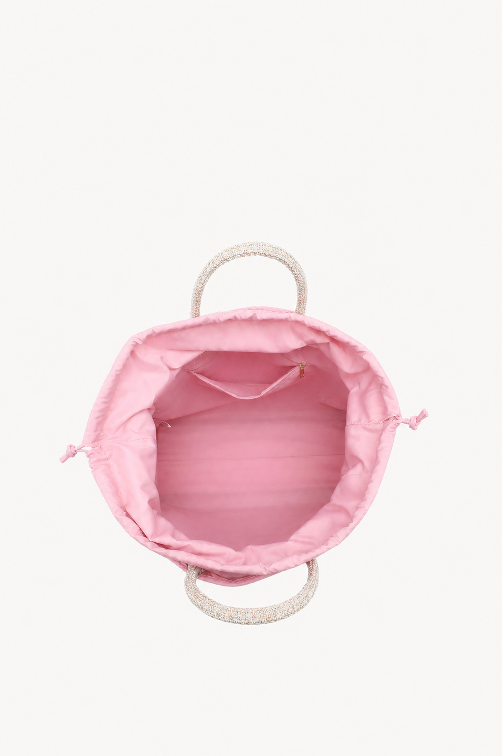KASSANDRA The Portofino – Pink Woven Tote Bag